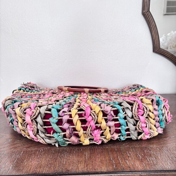 Patricia Nash Lesa Multicolor Straw Bag - Picture 5 of 8